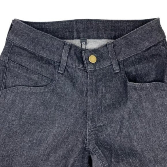 Ryb Ride Your Bike Black Summer Shade Denim Jean Cycling Shorts 9.5 oz US 27 - Picture 4 of 16